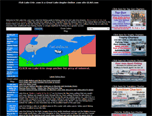 Tablet Screenshot of fishlakeerie.com